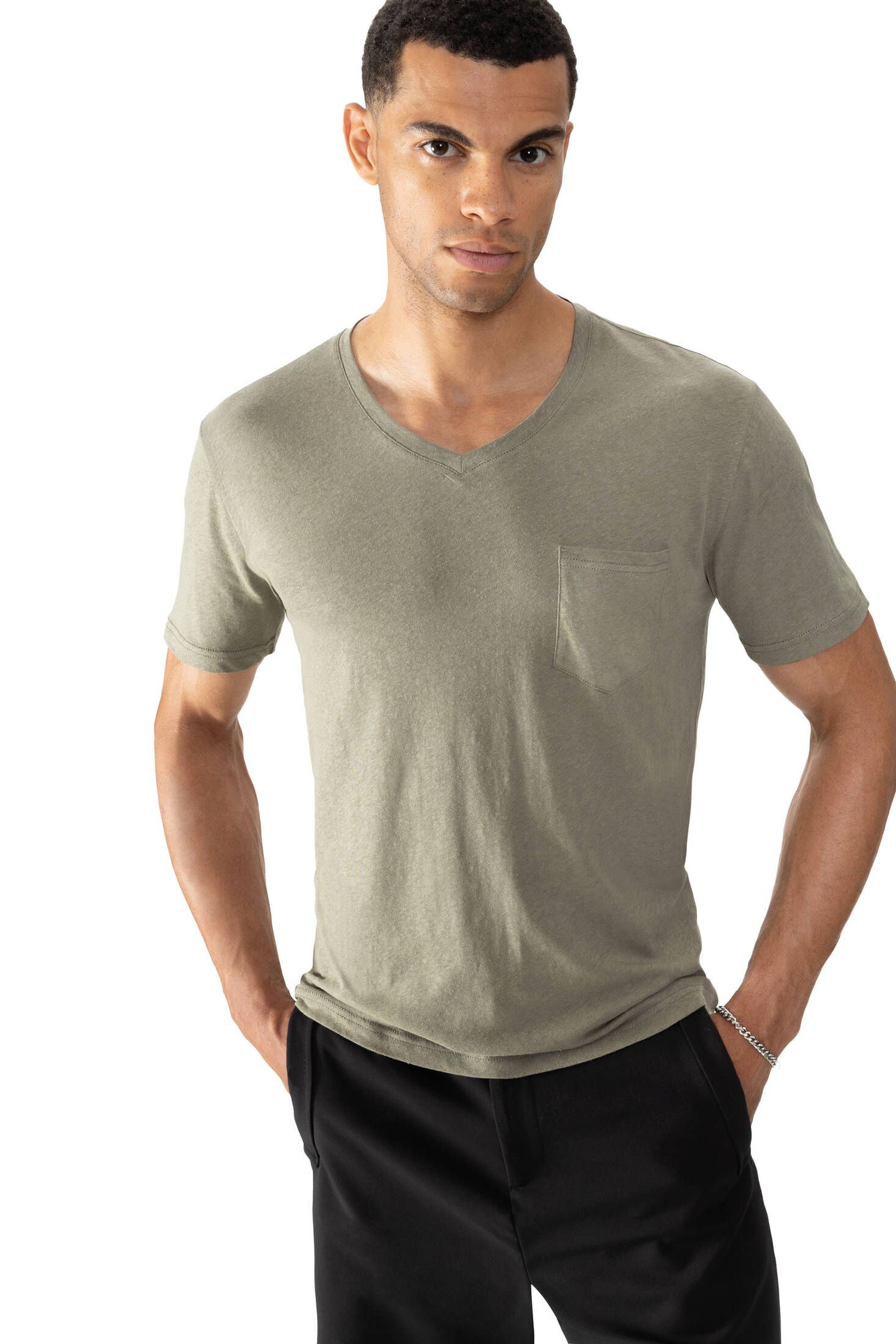mey| Herren T-Shirt Serie Linen