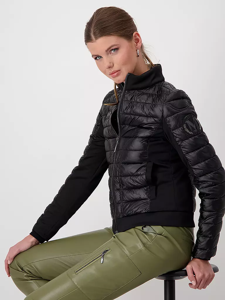 MONARI Steppjacke  schwarz
