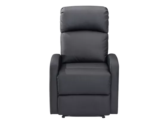 Fauteuil relax en simili ISAO - Noir