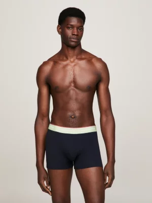 Cuecas boxer com cós com logotipo contrastante (pacote com 3)