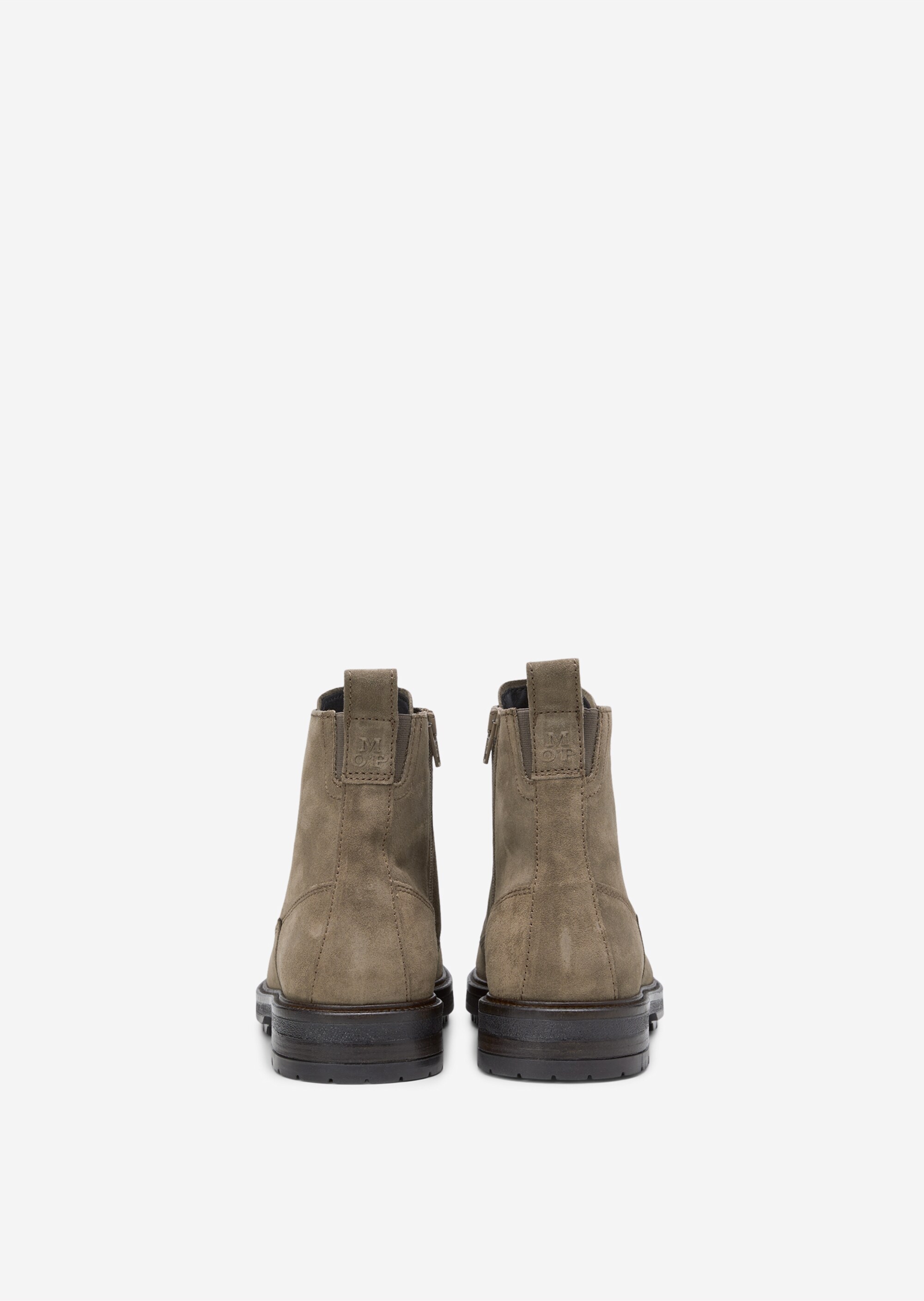 Schnürstiefel aus edlem Velours-Rindleder