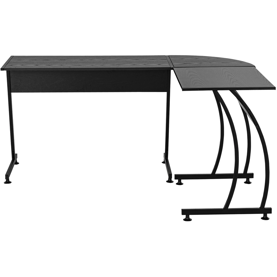 HOMCOM Schreibtisch Ideal für kleine Räume, modernes Design Schwarz