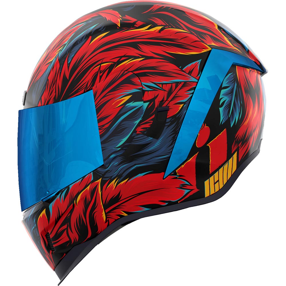 Icon - Casque Airform Fever Dream™ Rouge / Bleu