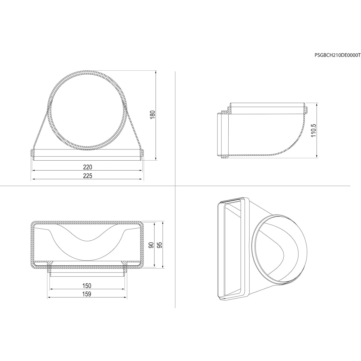 Electrolux Installasjonsdel M2CKCF03