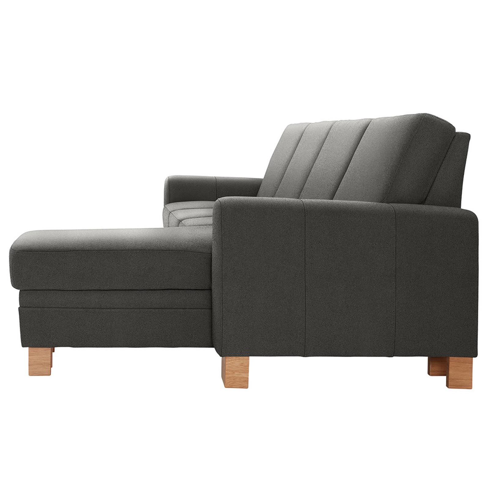 polsterpower Ecksofa - Holiday steel - Basismodell - Recamiere rechts