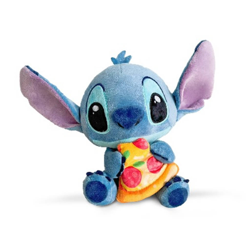 Disney Stitch knuffel met pizza pluche - 25 cm