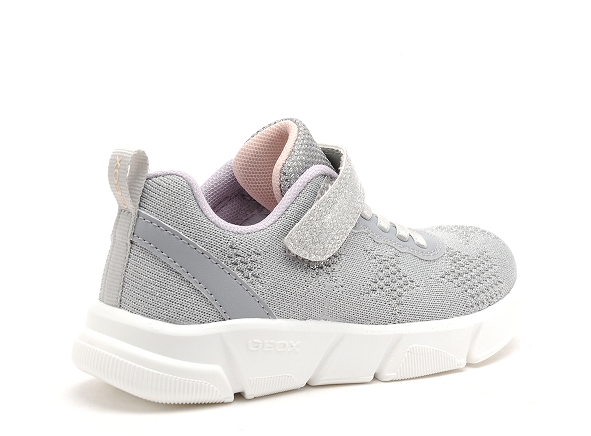 Geox basses enfant j aril gd j25dld argent