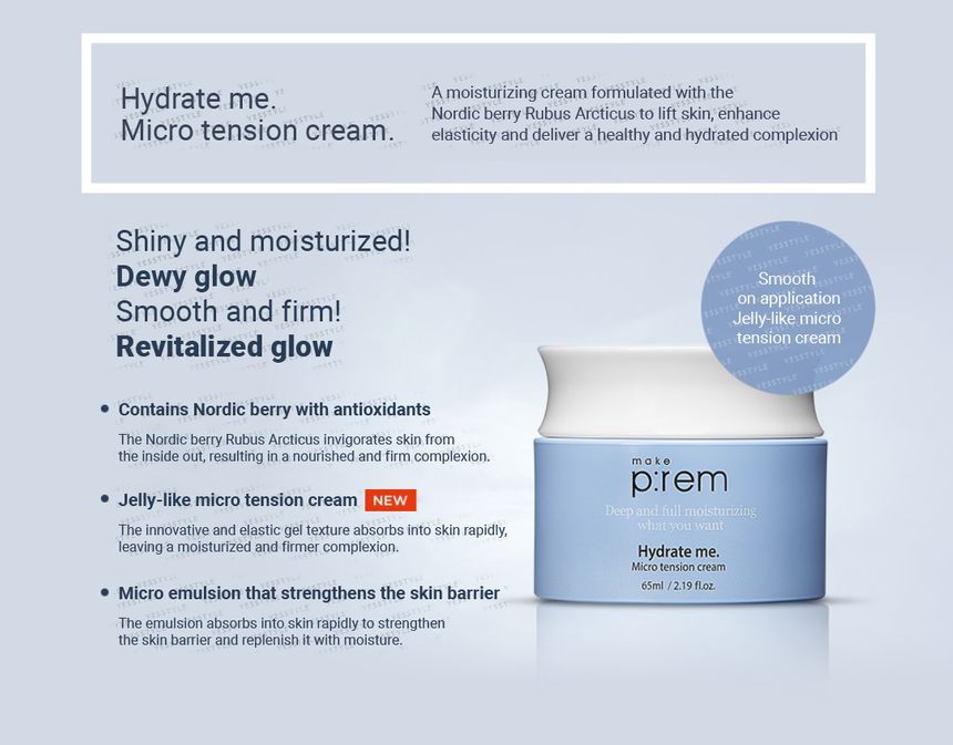 make p:rem - Hydrateer mij. Micro Tension Cream 65ml
