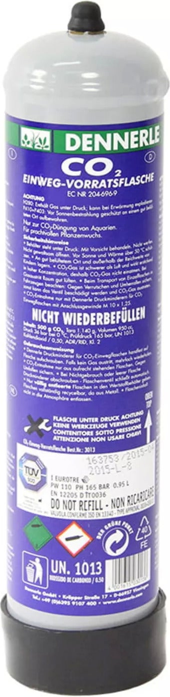 Dennerle CO2 wegwerpfles 500 g