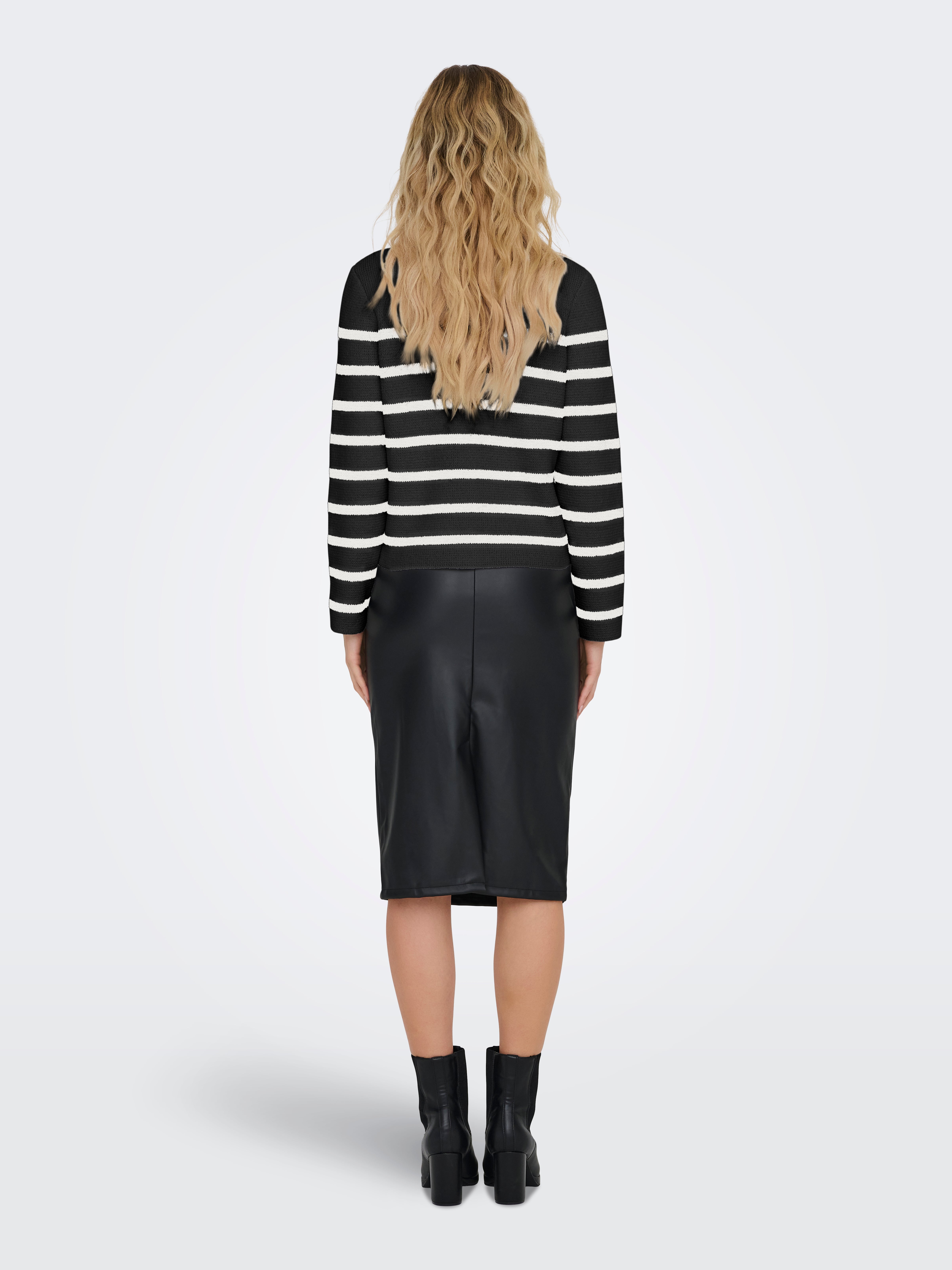 ONLLAURA Strickjacke Black