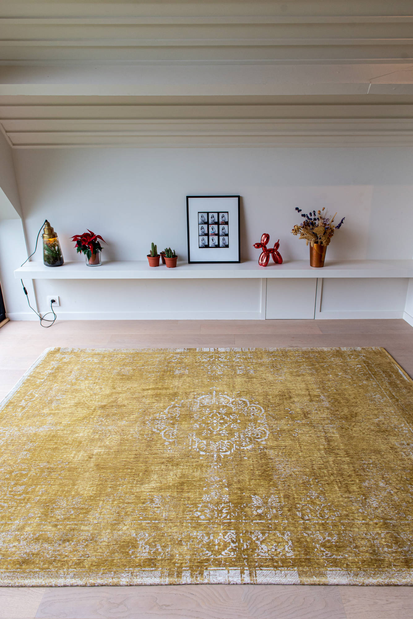 Ecorugs vloerkleed Medallion geel 280x390 cm