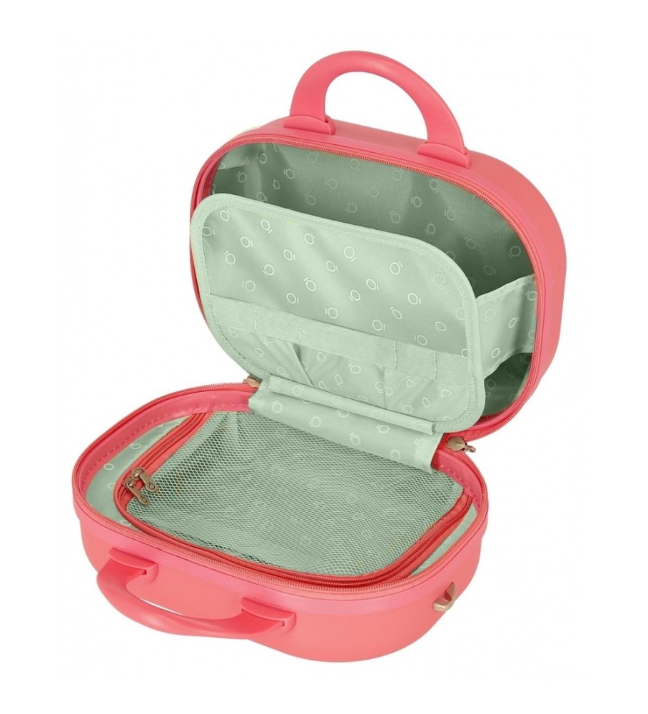 Nécessaire Disney ABS Disney 100 Happiness Adaptável Coral