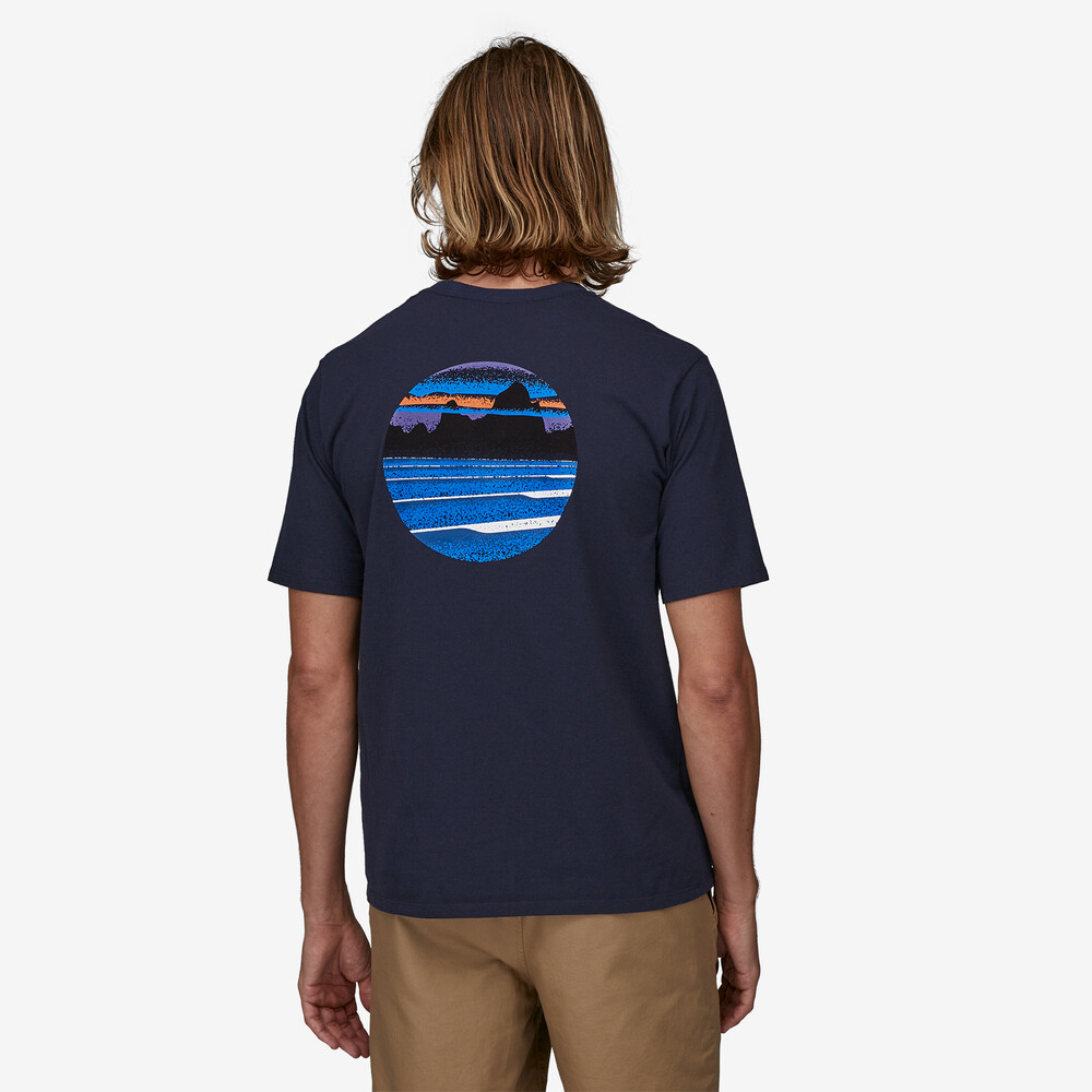 Herren Skyline Stencil Responsibili-Tee