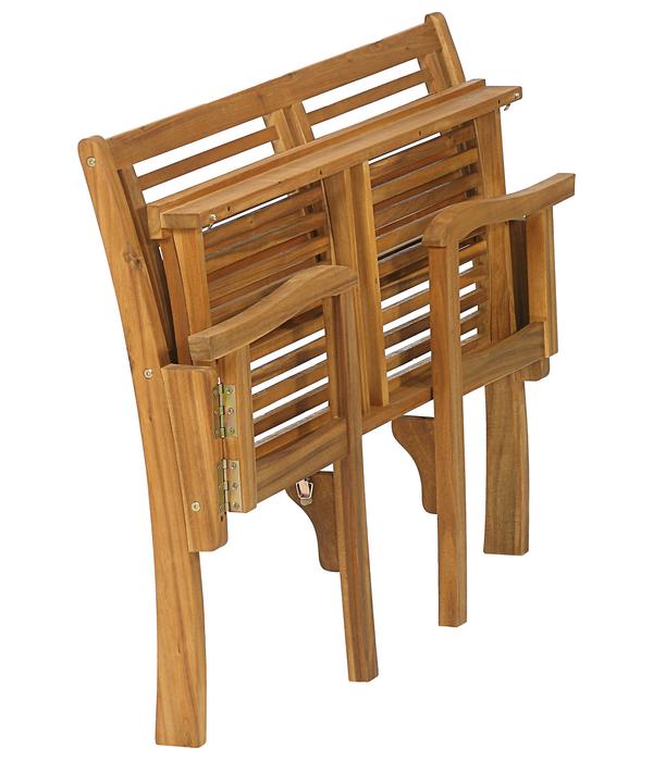 Dehner Klappbank Douglas, 2-Sitzer