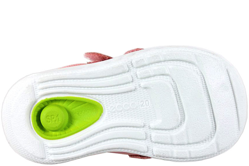 ECCO PS. 1 LITE INFANT BABYSKO I STØVET ROSA GLAT SKIND
