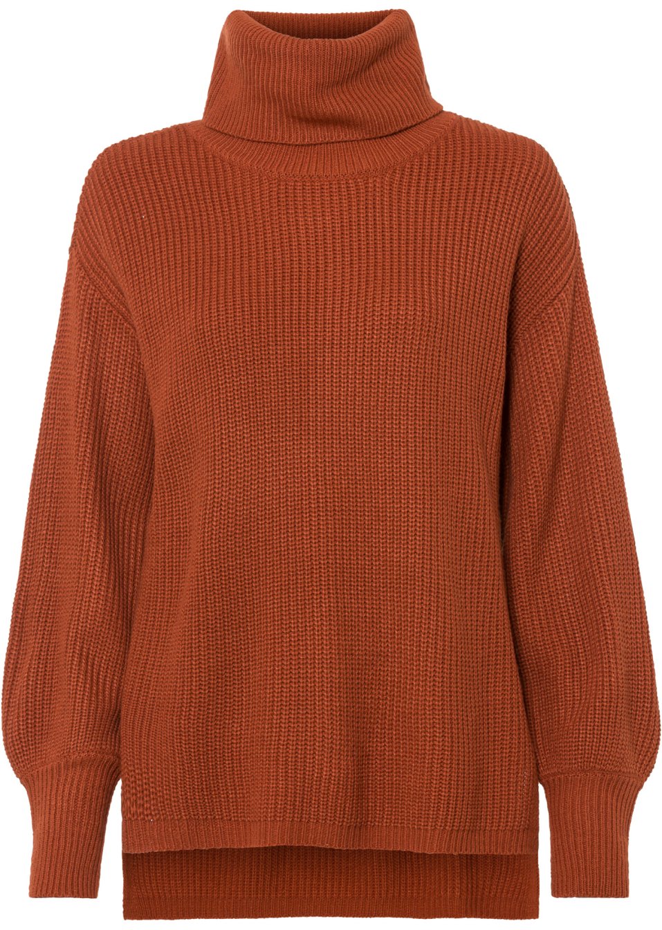 Pull col roulé