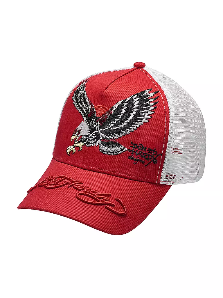 ED HARDY Kappe EAGGLE JAPAN  rot