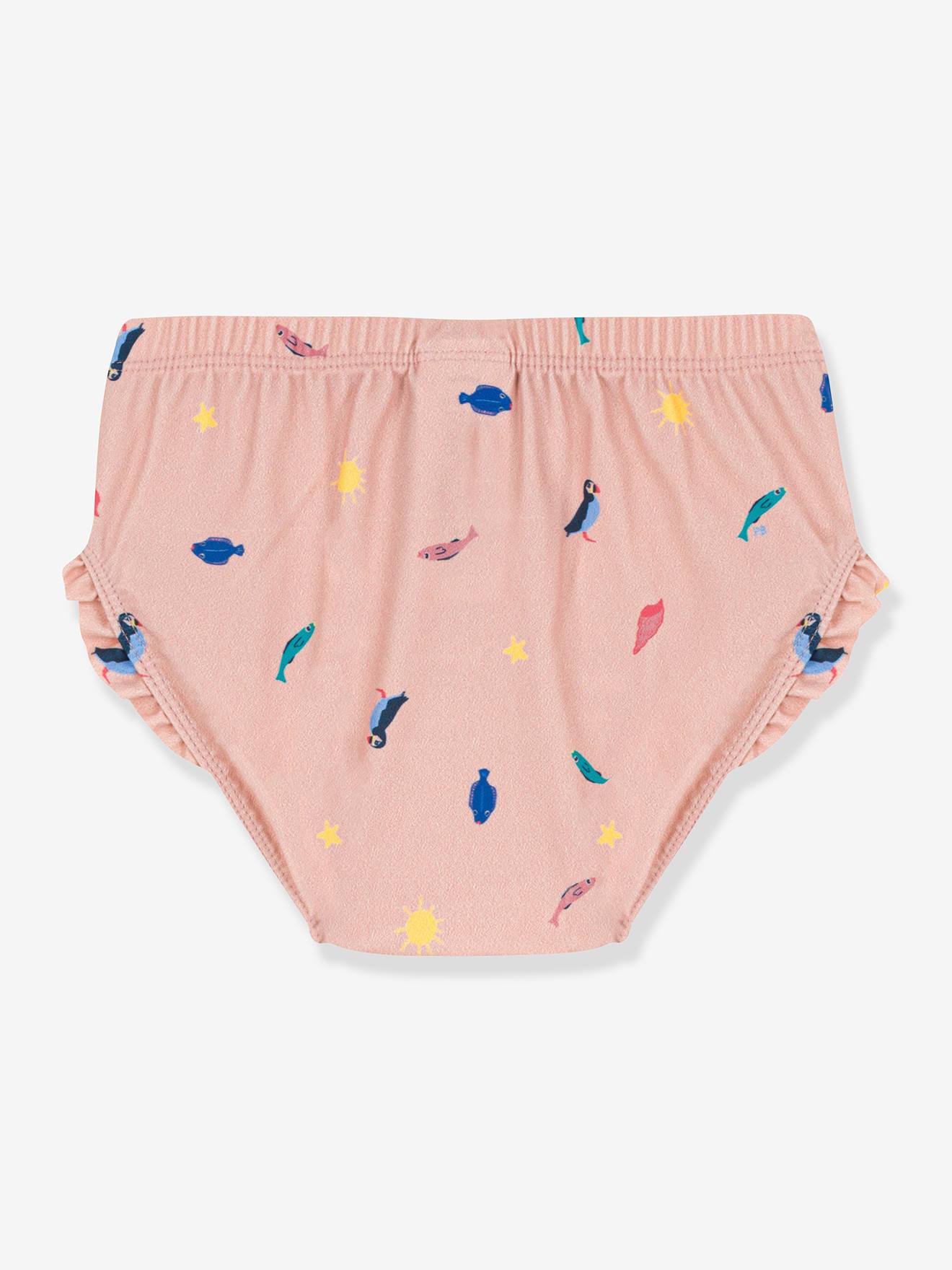 Cueca de biquíni rosa PETIT BATEAU