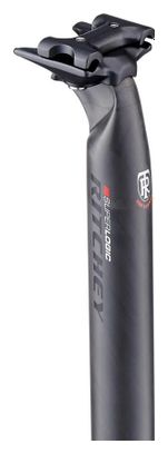 Tige de Selle Superlogic Link Flexlogic Carbon UD Recul 15mm Noir