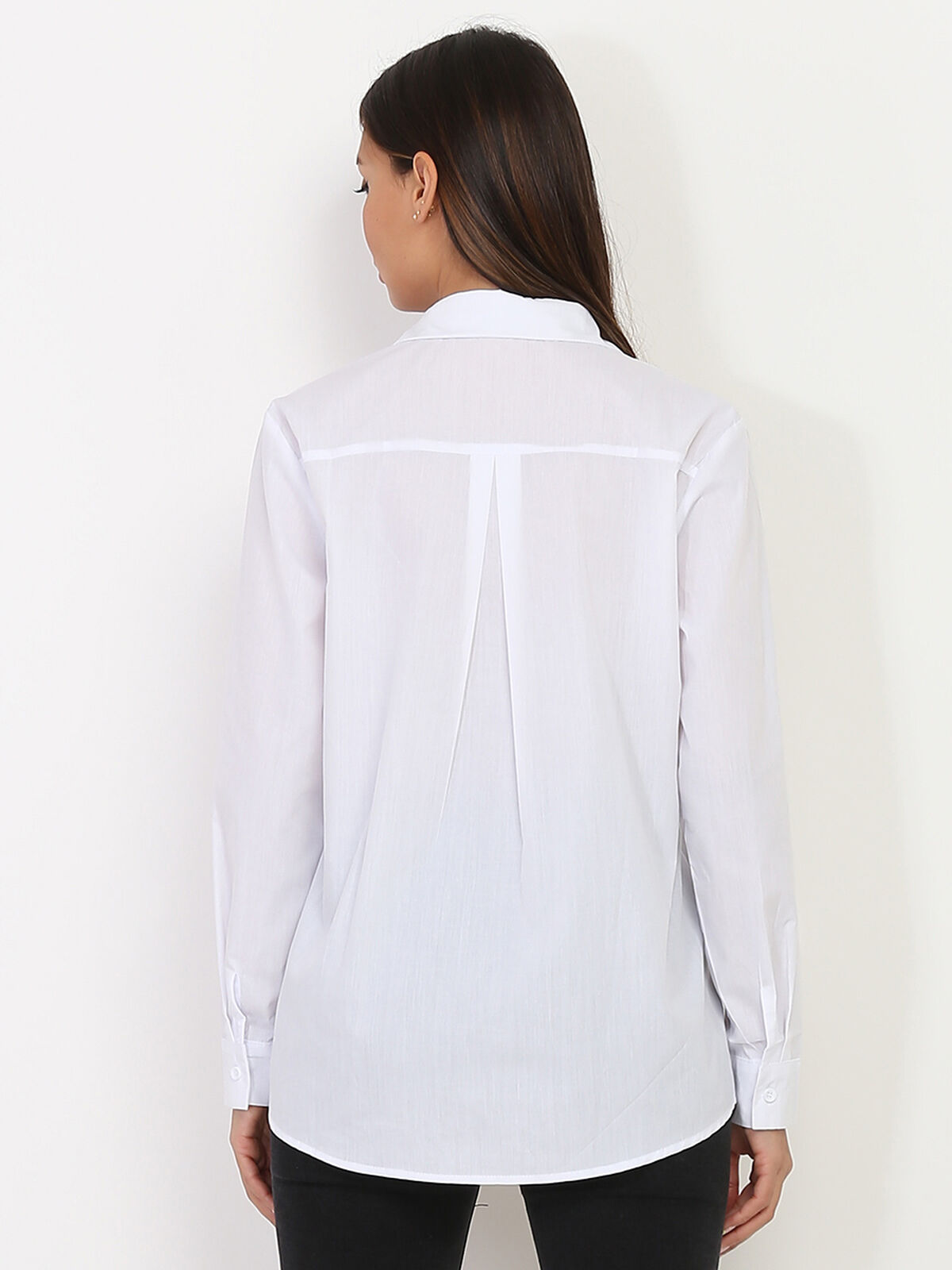 Chemise classique- Blanc