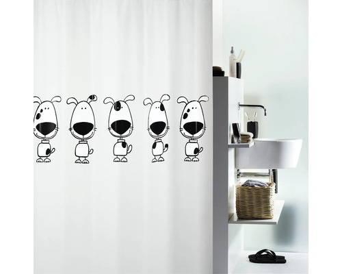 Spirella Beagle douchegordijn 180 x 200 cm