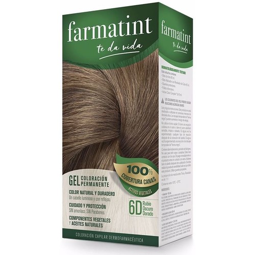 Farmatint - Gel Coloración Permanente 6d-rubio Oscuro Dorado
