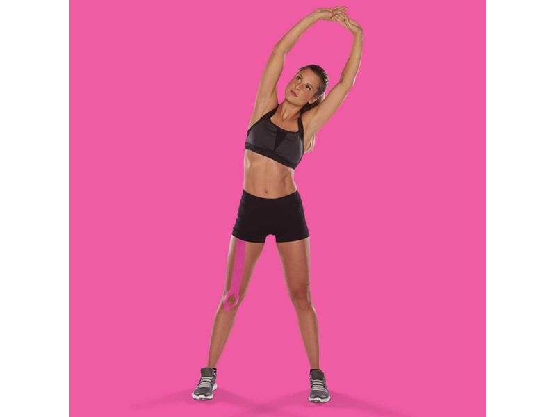 K-Tape K-Tape XXL pink 5 cm x 22 m Atmungsaktives Kinesiology Tape für Muskeln und Gelenke