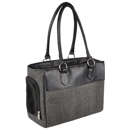 Bolsa preta para transporte de animais de estimação