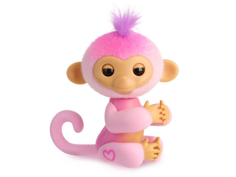 Wowwee Fingerlings Monkey Pink Harmony Interaktiver und lustiger Affe