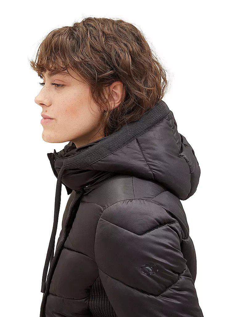 TOM TAILOR Steppjacke schwarz