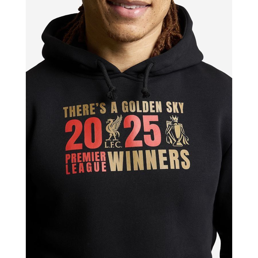 Liverpool Sweat à Capuche EPL Champions 2024/25 - Noir PRÉ-COMMANDE