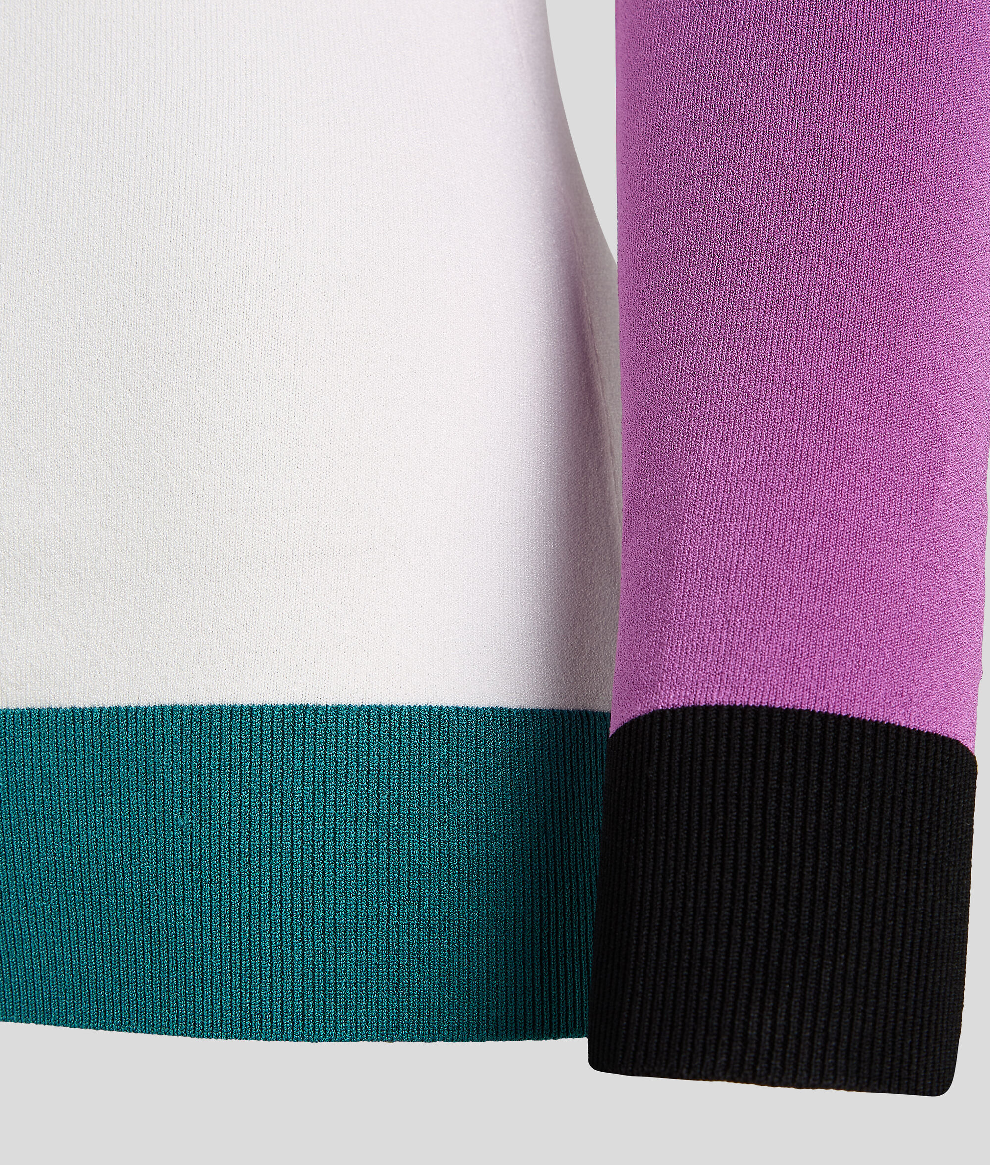 PULL COL ROULÉ COLOR-BLOCK