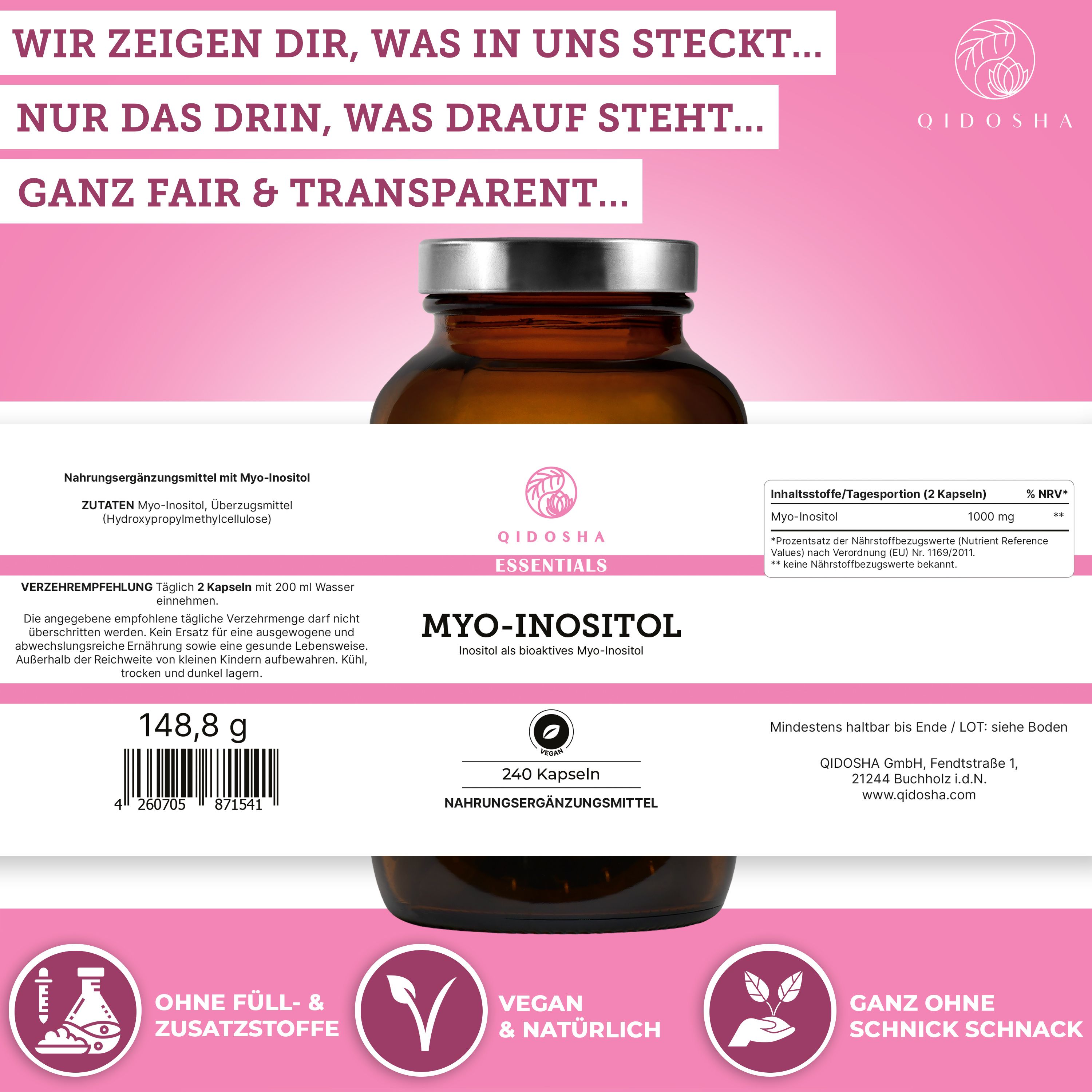 QIDOSHA Myo-Inositol