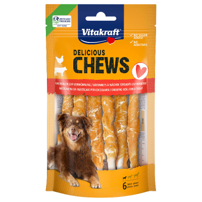Vitakraft Deli Chews Kaurollen mit Huhn 6 Stück