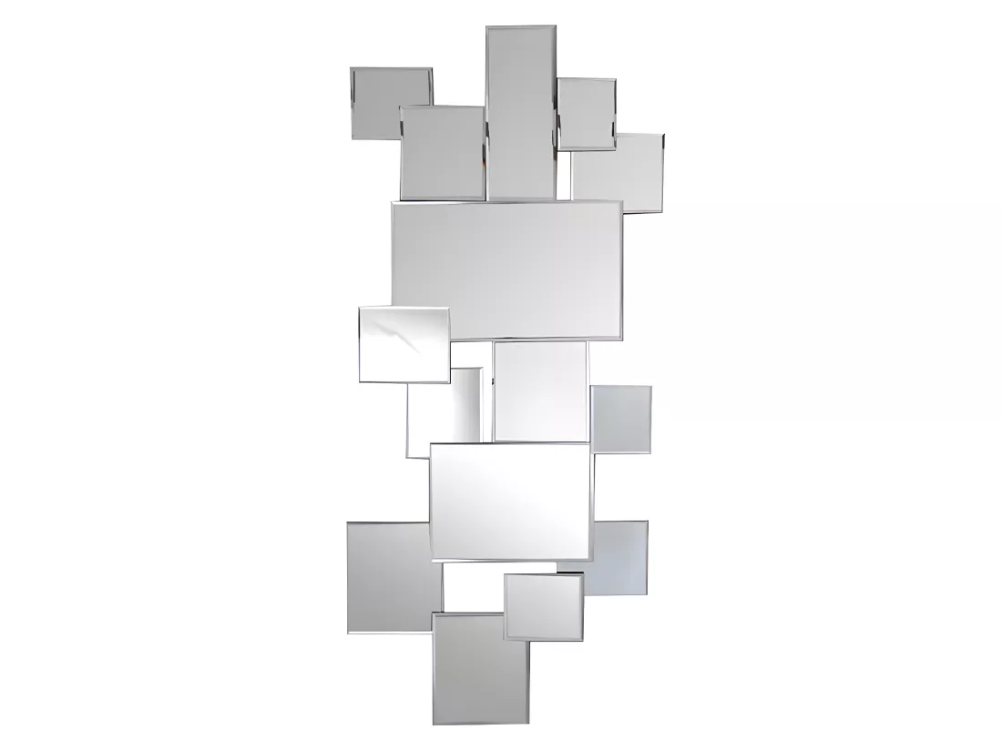 Miroir mural déstructuré - L.53 x H.120 cm - AROL