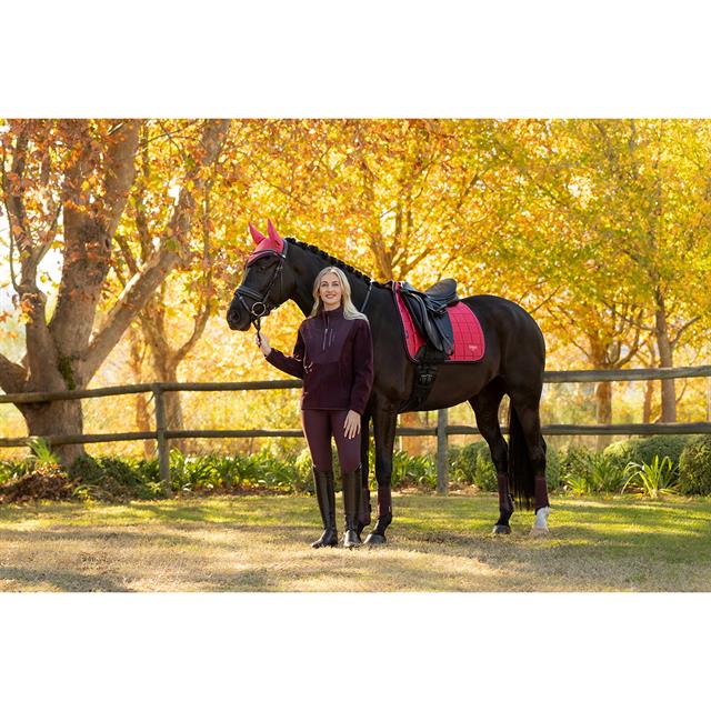 Zadeldek LeMieux Loire Classic Dressage Square Donkerroze
