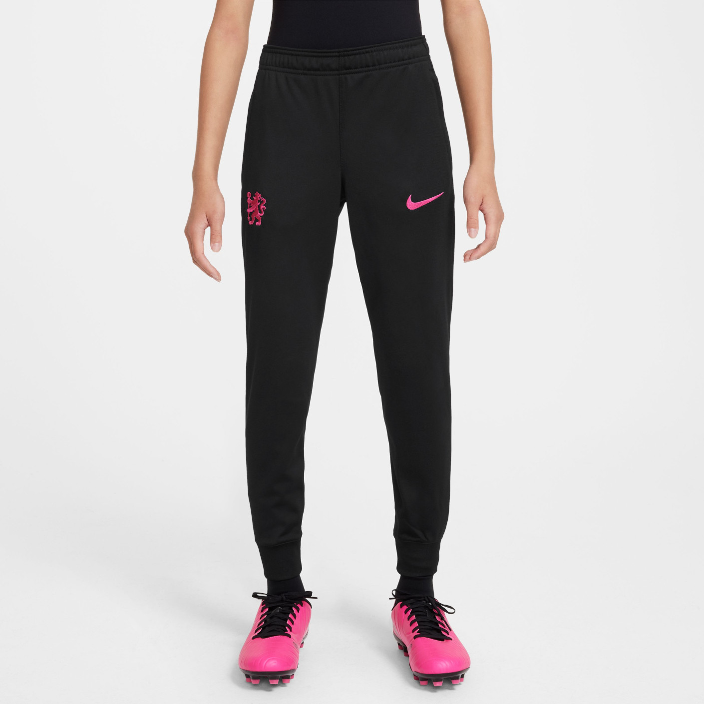 Nike Chelsea Strike Trainingspak Full-Zip 2024-2025 Kids Roze Zwart