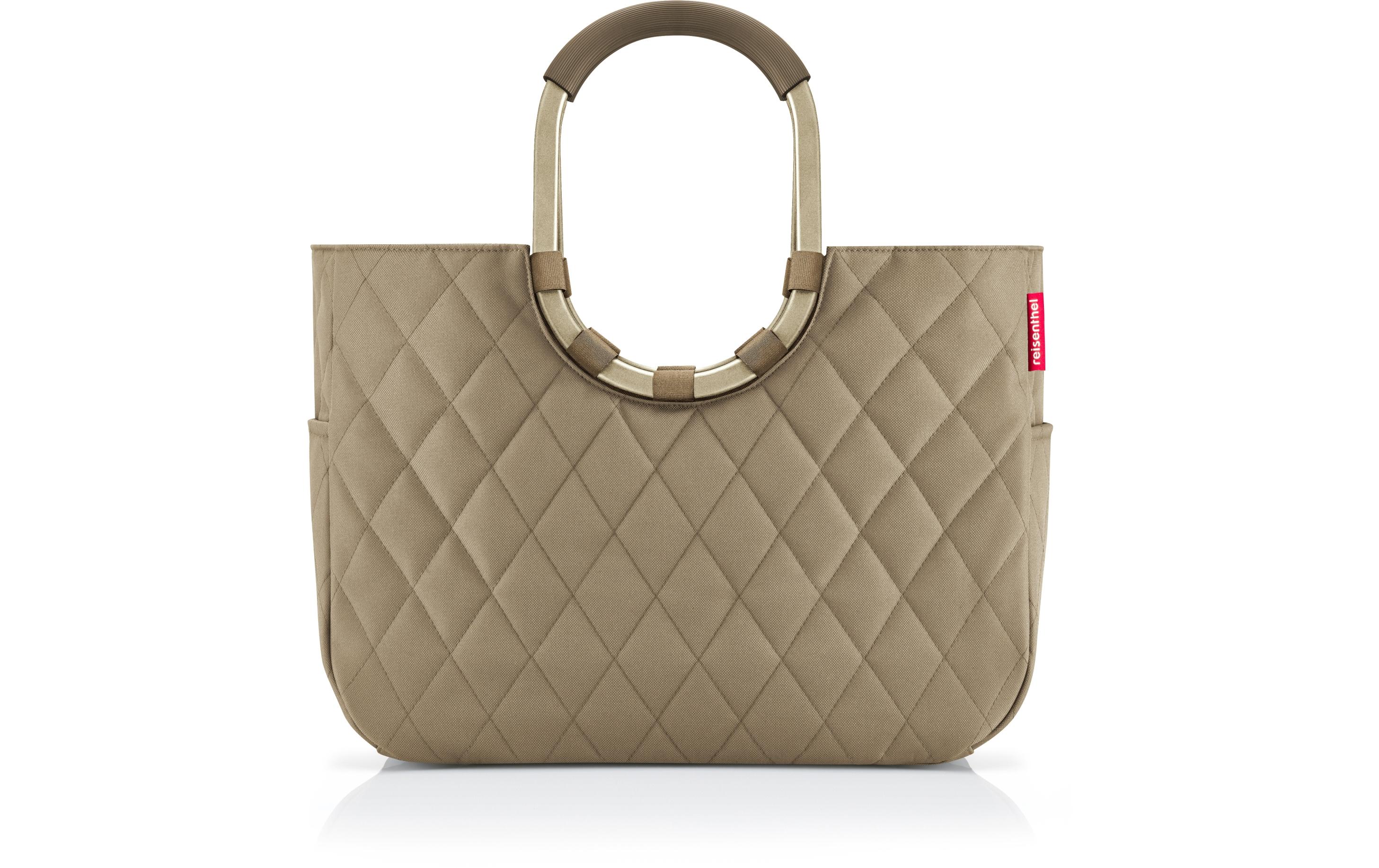 Einkaufskorb Loopshopper L Rhombus OliveEinkaufstasche