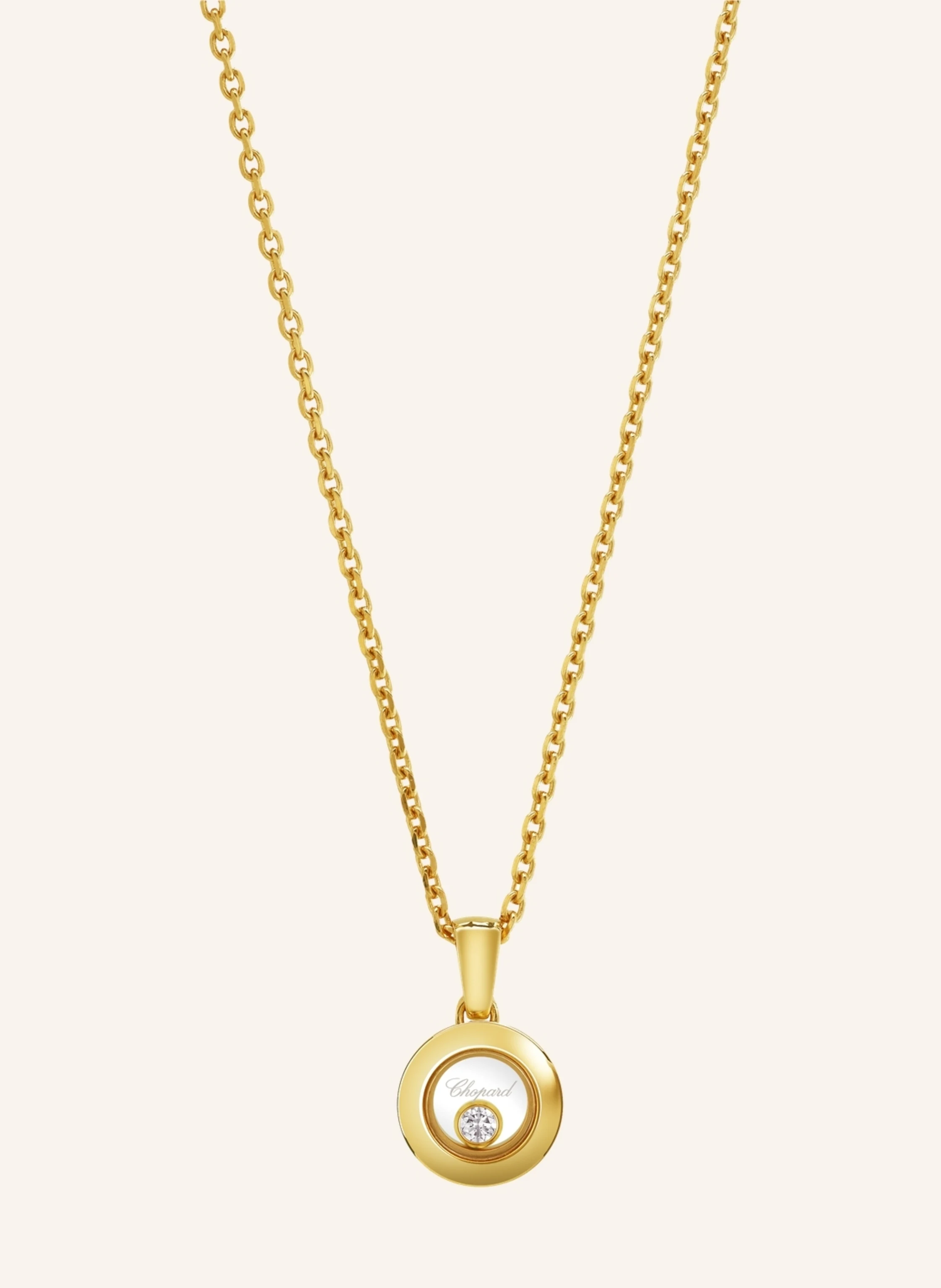 Chopard Anhänger HAPPY DIAMONDS ICONS Anhänger aus 18 Karat Gelbgold und Diamanten