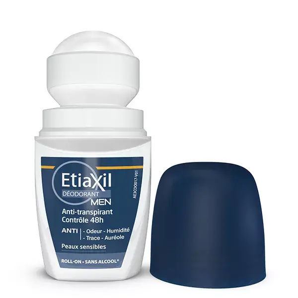 Etiaxil Déodorant Anti-Transpirant Men Contrôle 48h Roll-On 50ml