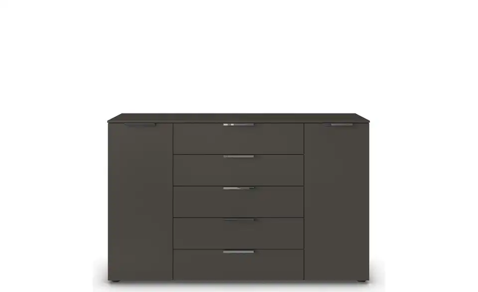 Sideboard Graphit Front: Dekor, Oberboden: Dekor 160 cm verchromt
