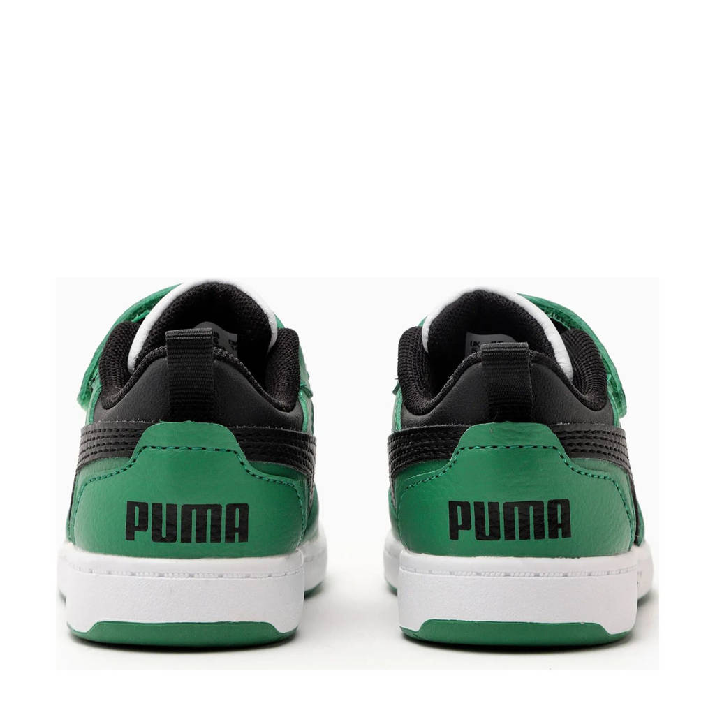 Puma Rebound V6 Lo AC+ Infsneakers wit/zwart/groen