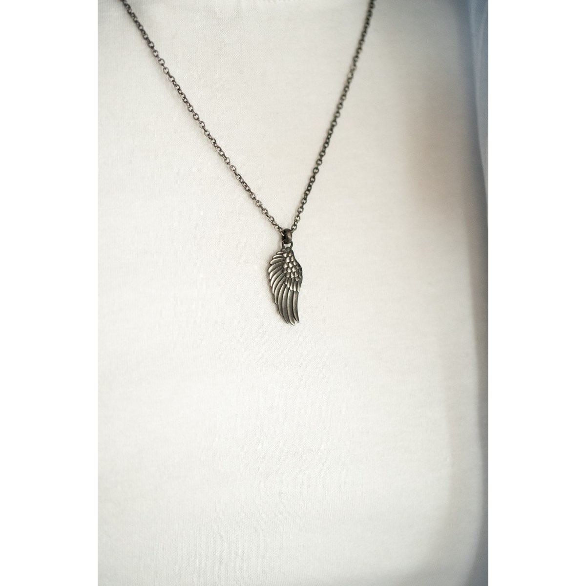 Collier mono-motif Gabriel en Acier 316L