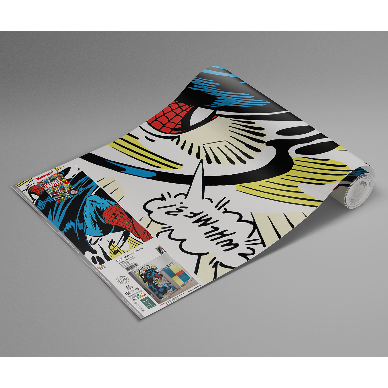 Vlies-Fototapete SPIDER-MAN RETRO COMIC - 100x200 cm