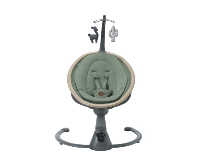 Cassia Elektrische Schaukel 0 - 6 M   0 - 9 kg    Automatische Bewegungserkennung  |    Um 360° drehbarer Sitz  |    12 beruhigende Melodien  |    Besonders geringes Gewicht |