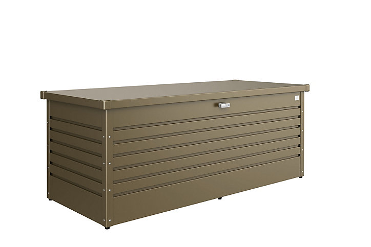 Coffre de jardin métal Biohort bronze 800L