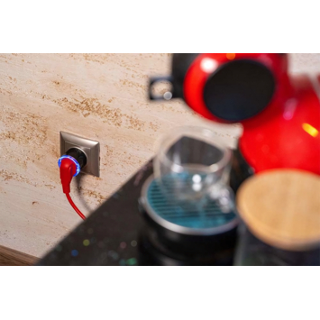 Shelly Plug S Gen3 slimme stekker & energiemeter WiFi Matter Bluetooth zwart