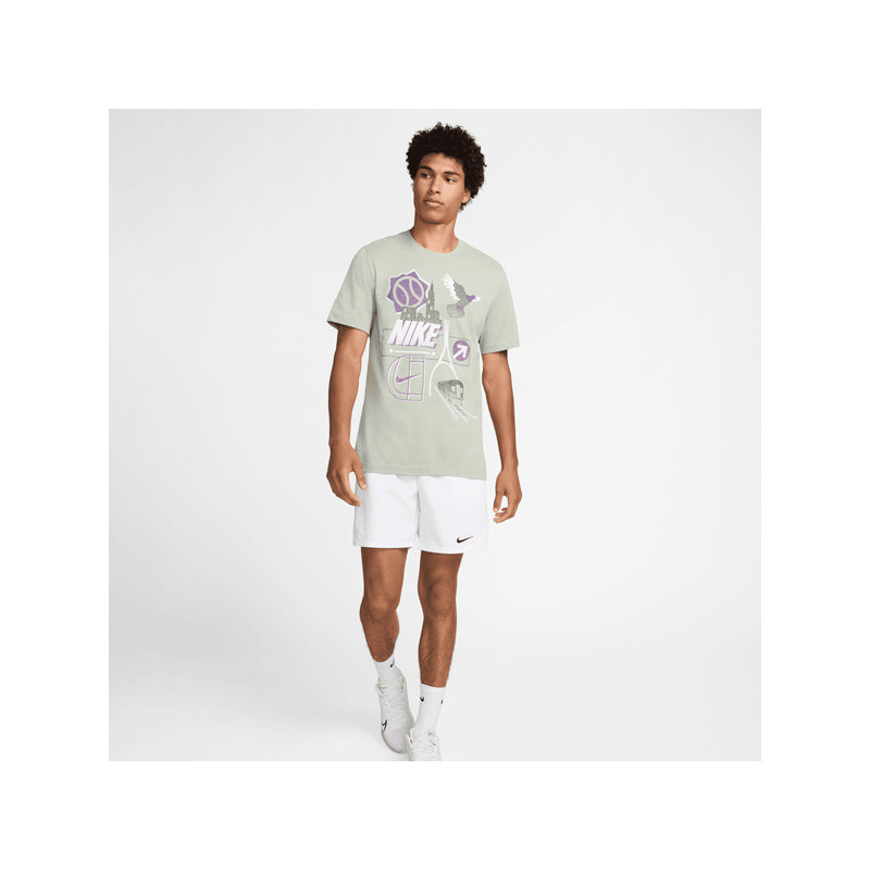 Tee-shirt Nike Court Training US kaki