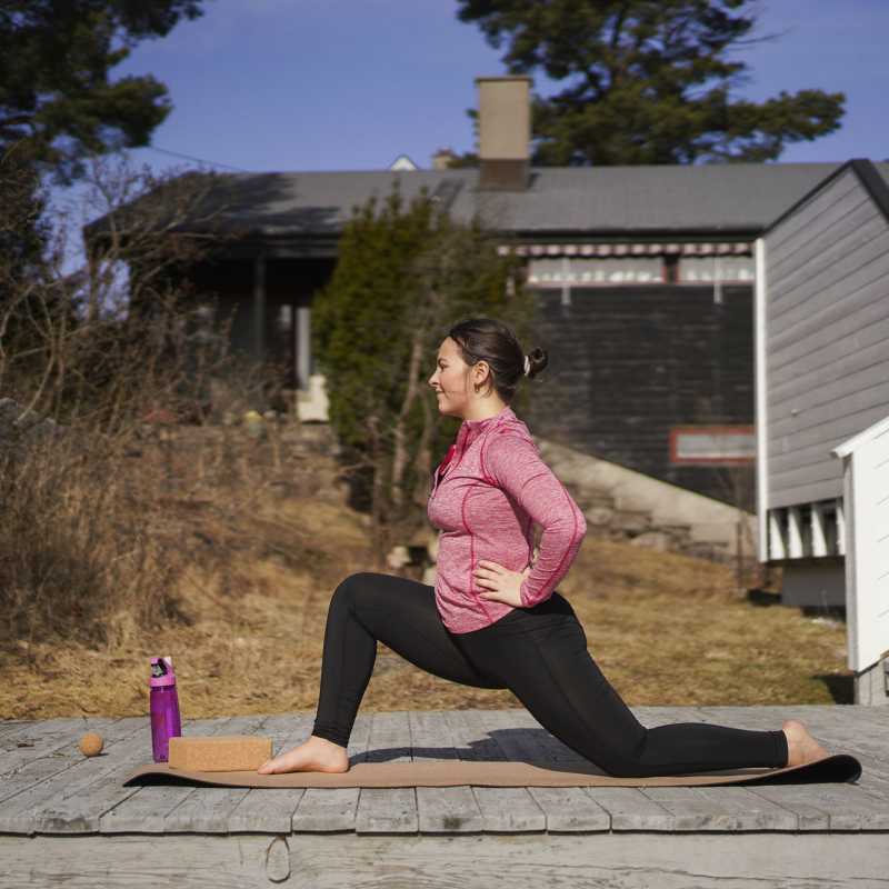 Yogasett i kork