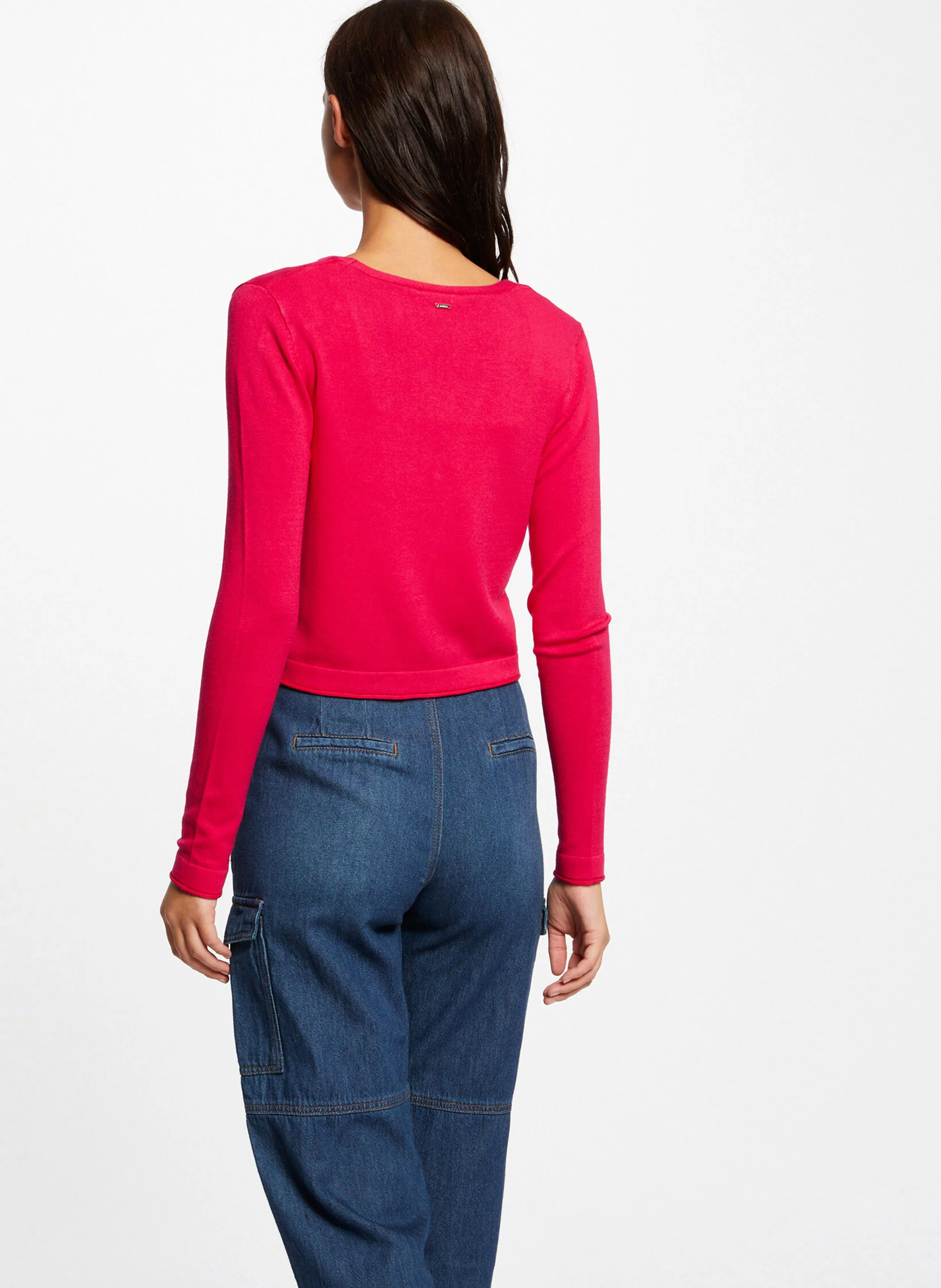 MZINA - Gilet col V | Rose